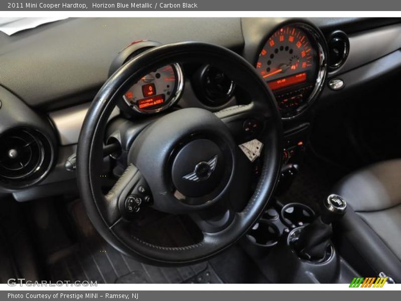 Horizon Blue Metallic / Carbon Black 2011 Mini Cooper Hardtop