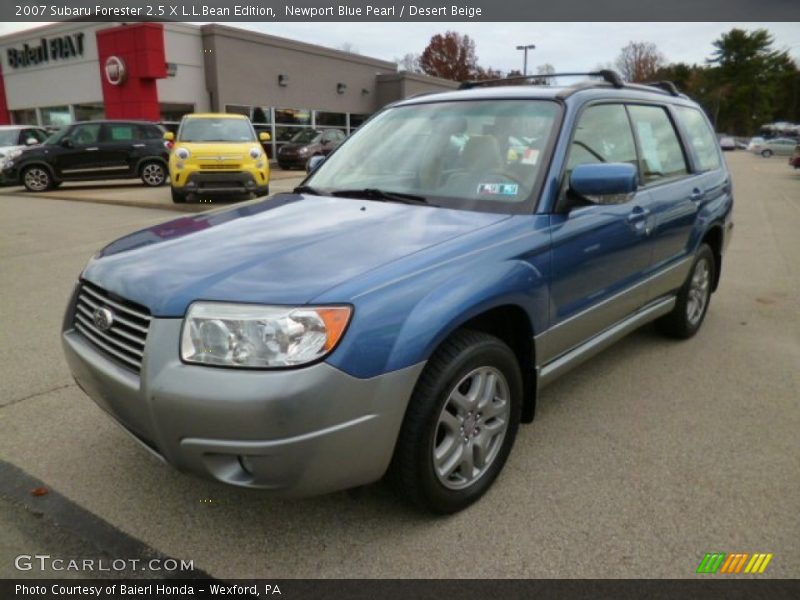 Newport Blue Pearl / Desert Beige 2007 Subaru Forester 2.5 X L.L.Bean Edition