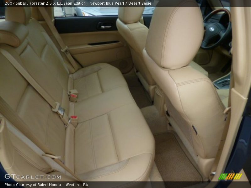 Rear Seat of 2007 Forester 2.5 X L.L.Bean Edition