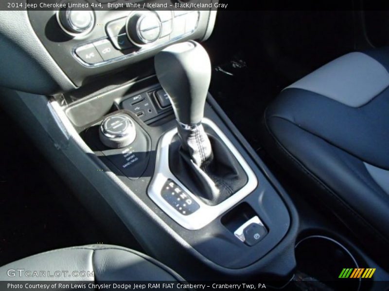 Bright White / Iceland - Black/Iceland Gray 2014 Jeep Cherokee Limited 4x4