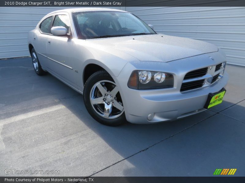 Bright Silver Metallic / Dark Slate Gray 2010 Dodge Charger SXT