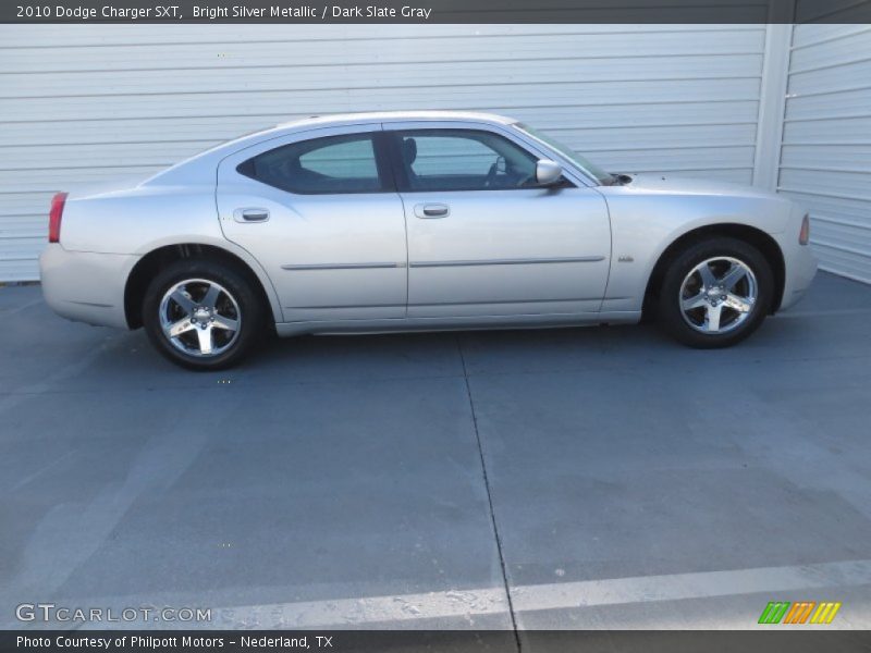 Bright Silver Metallic / Dark Slate Gray 2010 Dodge Charger SXT