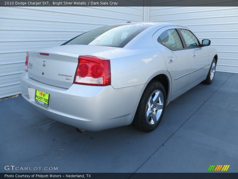 Bright Silver Metallic / Dark Slate Gray 2010 Dodge Charger SXT