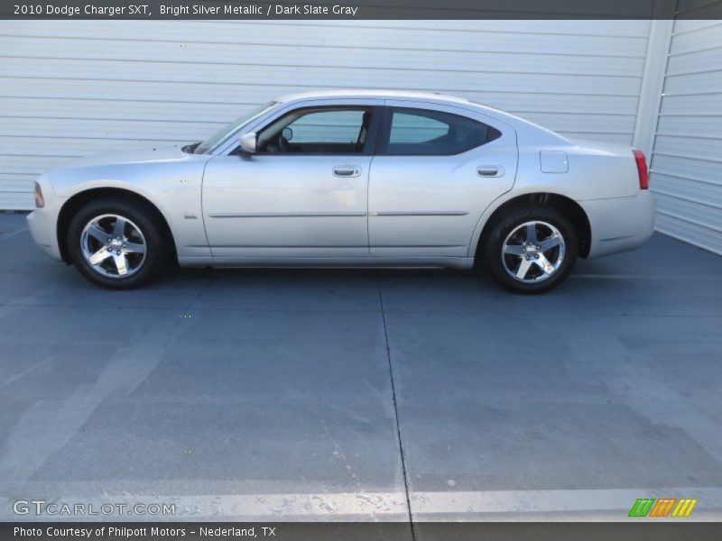 Bright Silver Metallic / Dark Slate Gray 2010 Dodge Charger SXT