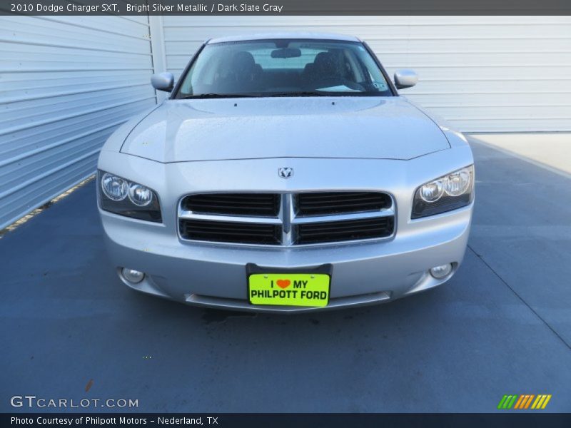 Bright Silver Metallic / Dark Slate Gray 2010 Dodge Charger SXT