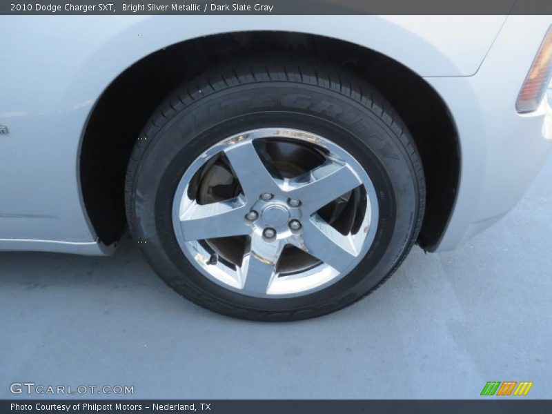 Bright Silver Metallic / Dark Slate Gray 2010 Dodge Charger SXT