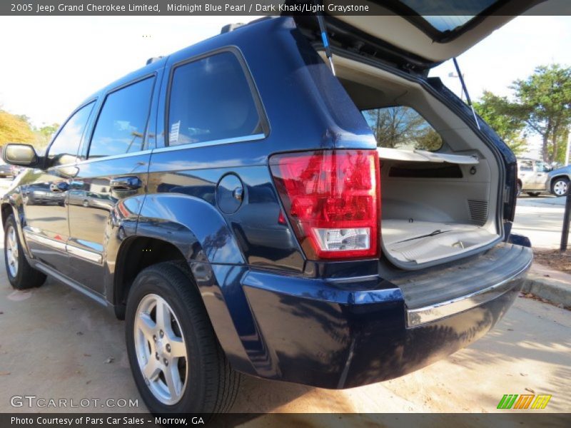 Midnight Blue Pearl / Dark Khaki/Light Graystone 2005 Jeep Grand Cherokee Limited