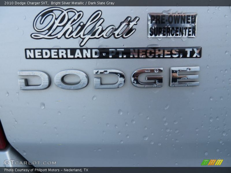 Bright Silver Metallic / Dark Slate Gray 2010 Dodge Charger SXT