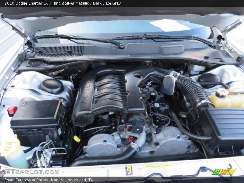 Bright Silver Metallic / Dark Slate Gray 2010 Dodge Charger SXT