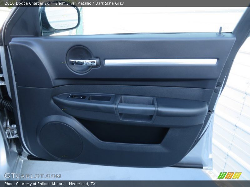 Bright Silver Metallic / Dark Slate Gray 2010 Dodge Charger SXT