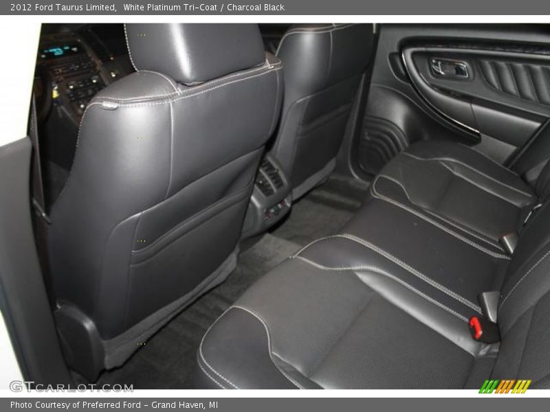 White Platinum Tri-Coat / Charcoal Black 2012 Ford Taurus Limited