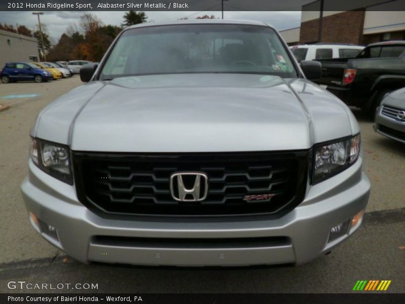 Alabaster Silver Metallic / Black 2012 Honda Ridgeline Sport