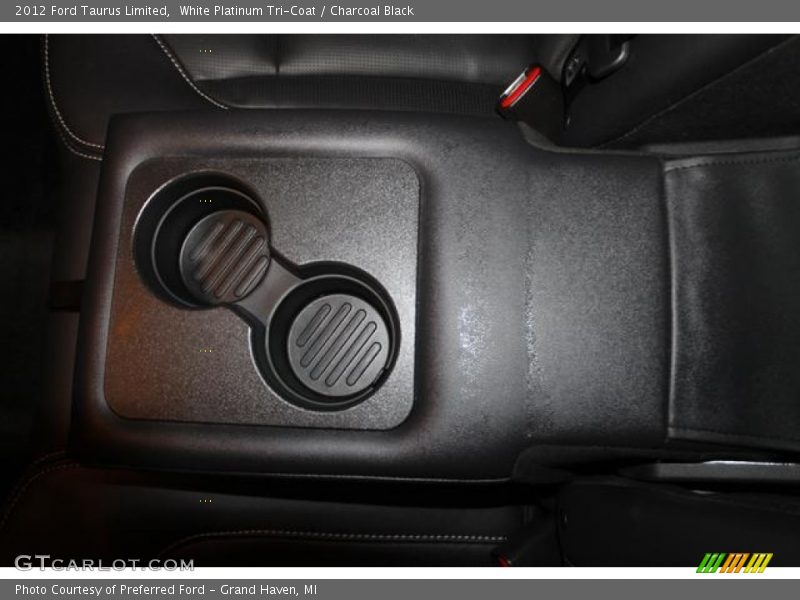 White Platinum Tri-Coat / Charcoal Black 2012 Ford Taurus Limited
