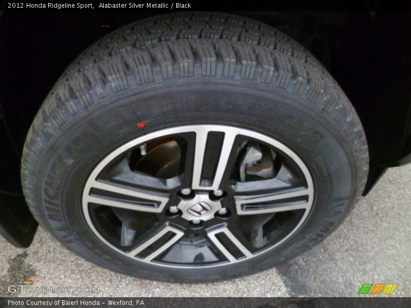 Alabaster Silver Metallic / Black 2012 Honda Ridgeline Sport