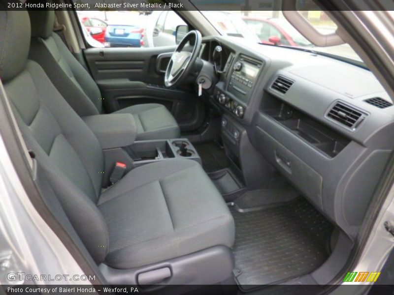 Alabaster Silver Metallic / Black 2012 Honda Ridgeline Sport