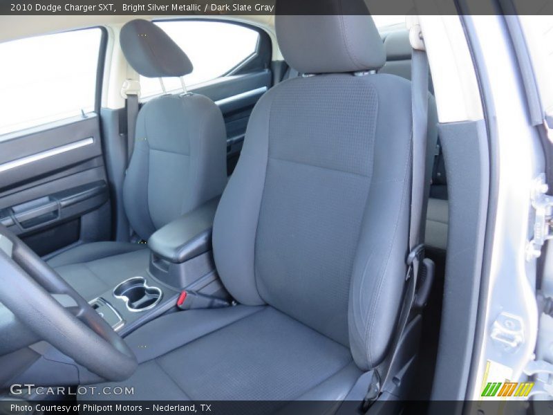 Bright Silver Metallic / Dark Slate Gray 2010 Dodge Charger SXT