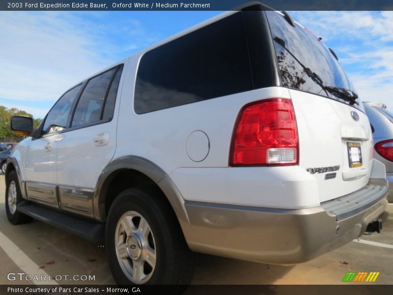 Oxford White / Medium Parchment 2003 Ford Expedition Eddie Bauer