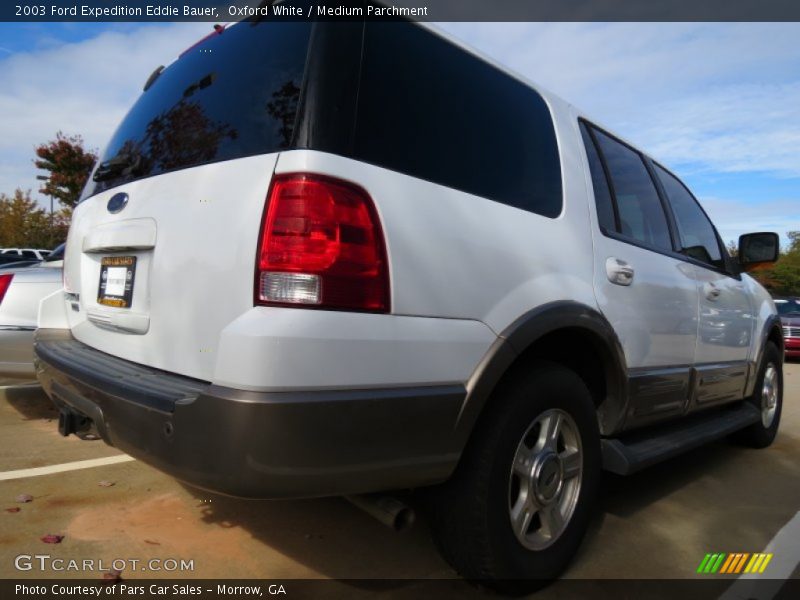 Oxford White / Medium Parchment 2003 Ford Expedition Eddie Bauer