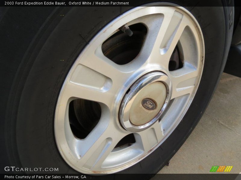 Oxford White / Medium Parchment 2003 Ford Expedition Eddie Bauer