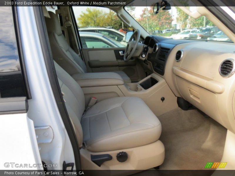 Oxford White / Medium Parchment 2003 Ford Expedition Eddie Bauer