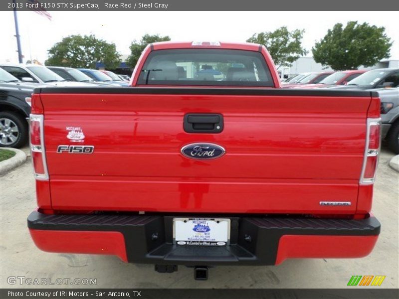 Race Red / Steel Gray 2013 Ford F150 STX SuperCab