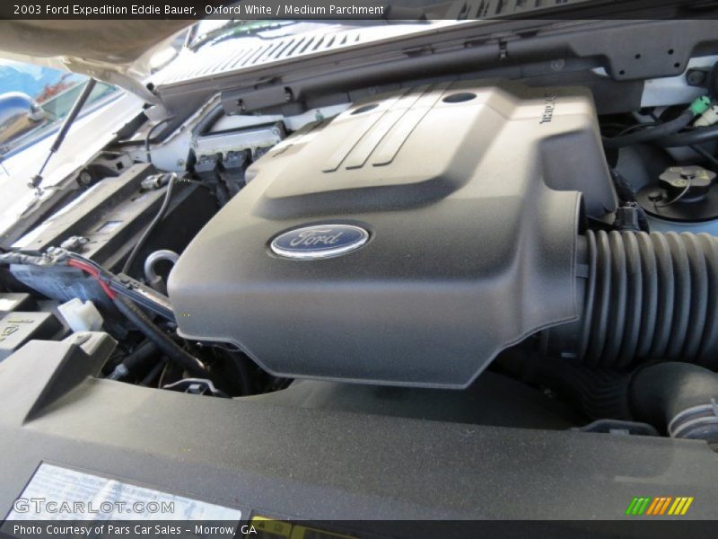 Oxford White / Medium Parchment 2003 Ford Expedition Eddie Bauer