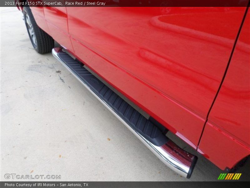 Race Red / Steel Gray 2013 Ford F150 STX SuperCab