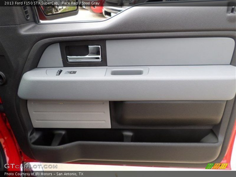Race Red / Steel Gray 2013 Ford F150 STX SuperCab