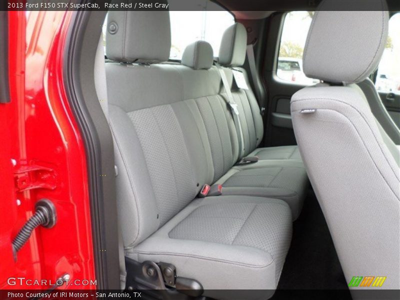 Race Red / Steel Gray 2013 Ford F150 STX SuperCab