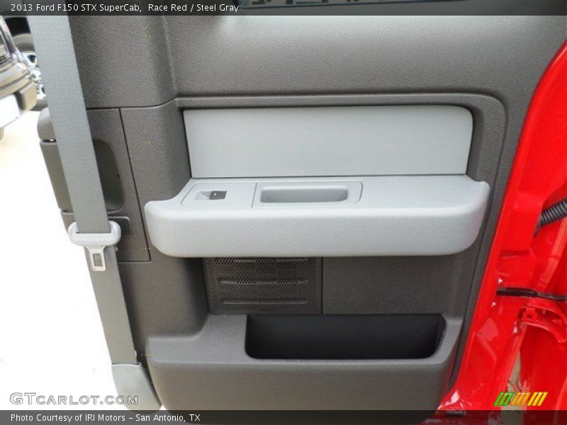 Race Red / Steel Gray 2013 Ford F150 STX SuperCab