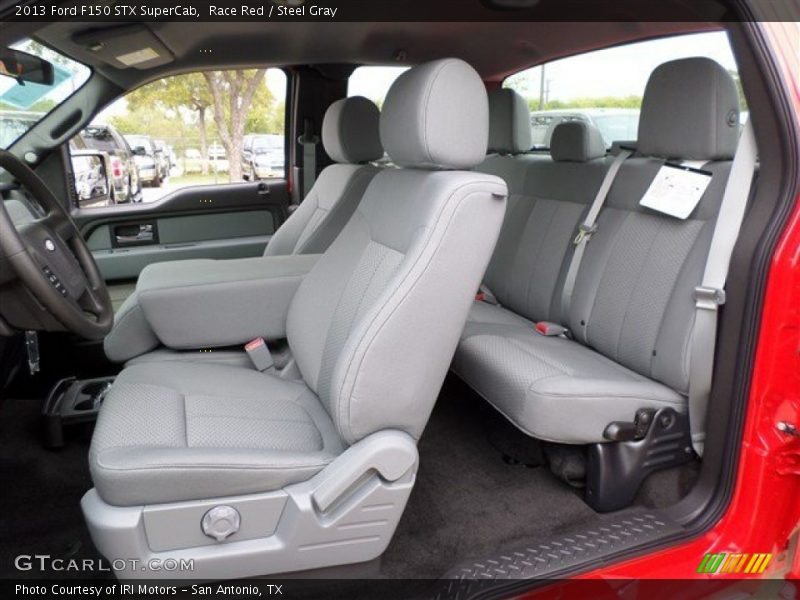 Race Red / Steel Gray 2013 Ford F150 STX SuperCab