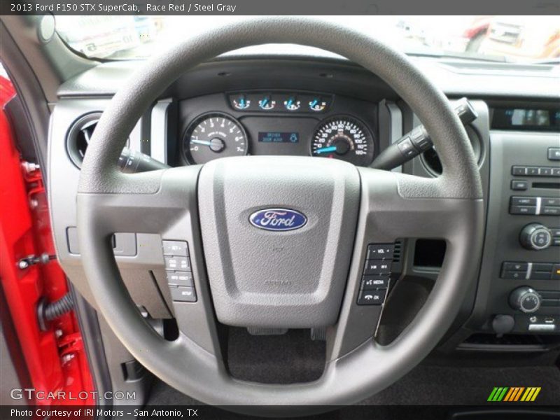 Race Red / Steel Gray 2013 Ford F150 STX SuperCab