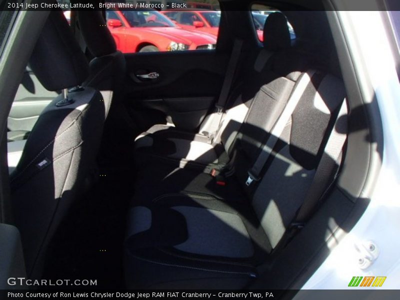 Bright White / Morocco - Black 2014 Jeep Cherokee Latitude
