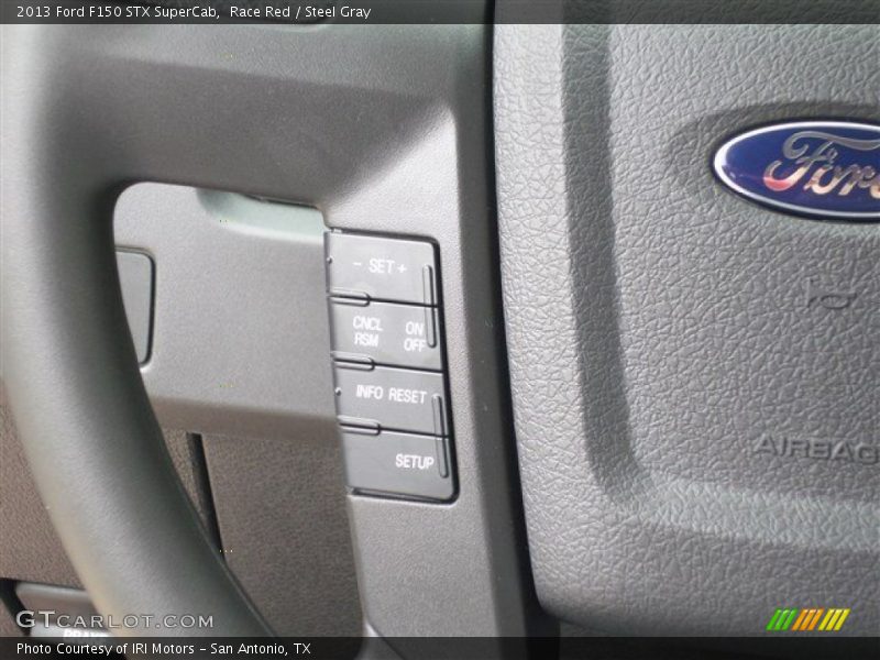 Race Red / Steel Gray 2013 Ford F150 STX SuperCab