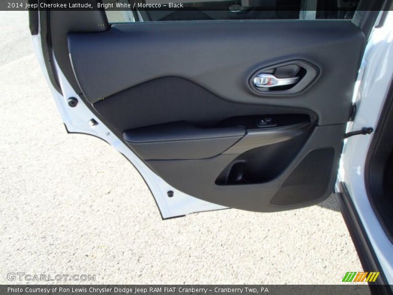 Bright White / Morocco - Black 2014 Jeep Cherokee Latitude