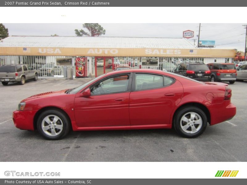 Crimson Red / Cashmere 2007 Pontiac Grand Prix Sedan