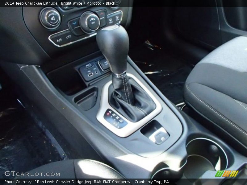 Bright White / Morocco - Black 2014 Jeep Cherokee Latitude