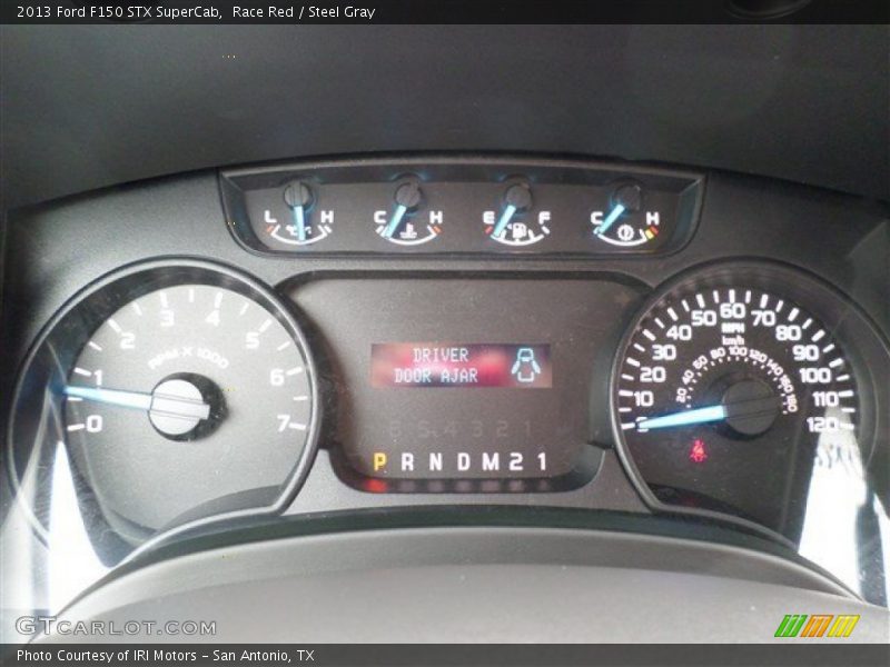 Race Red / Steel Gray 2013 Ford F150 STX SuperCab