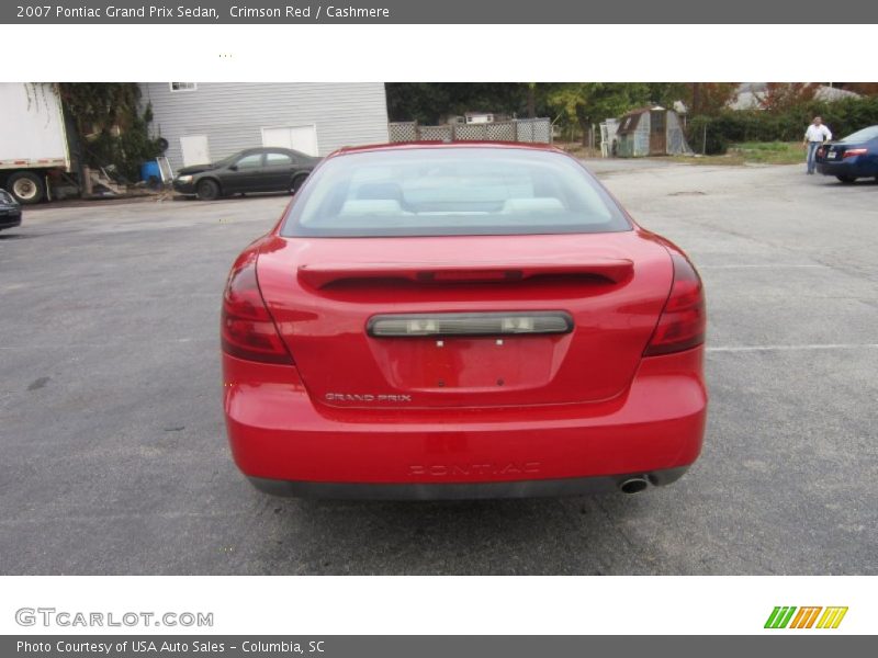 Crimson Red / Cashmere 2007 Pontiac Grand Prix Sedan