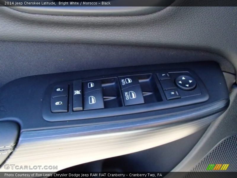 Bright White / Morocco - Black 2014 Jeep Cherokee Latitude