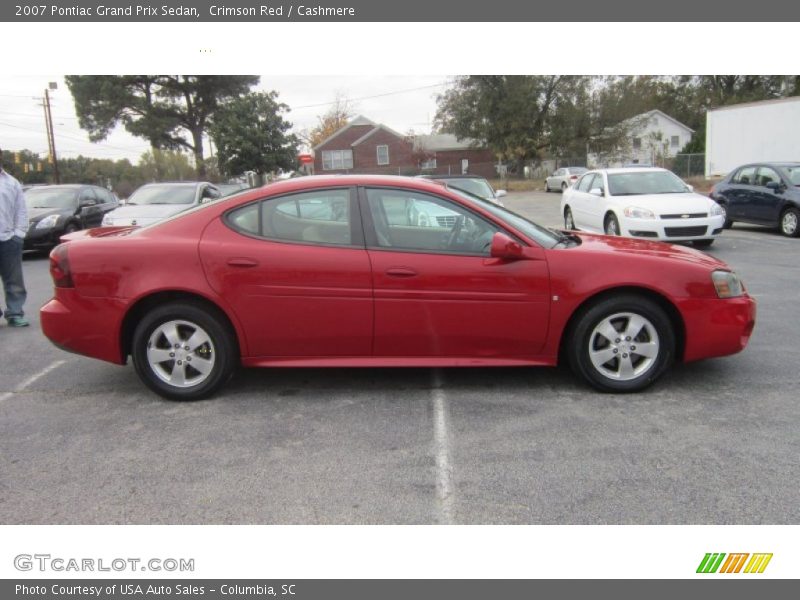 Crimson Red / Cashmere 2007 Pontiac Grand Prix Sedan