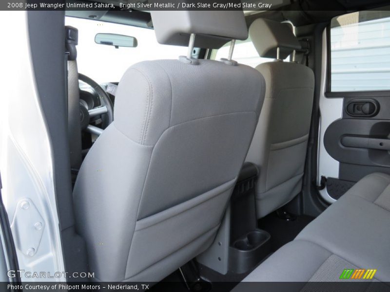 Bright Silver Metallic / Dark Slate Gray/Med Slate Gray 2008 Jeep Wrangler Unlimited Sahara