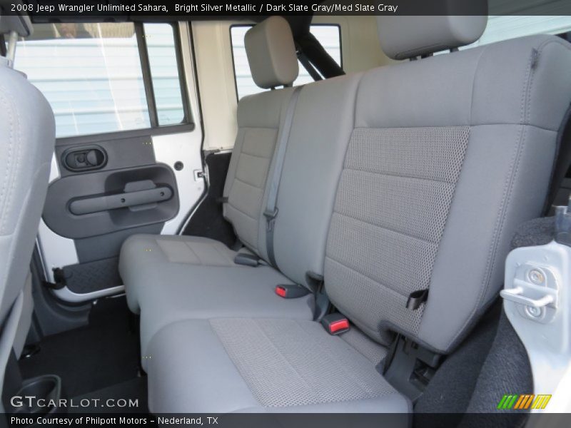 Bright Silver Metallic / Dark Slate Gray/Med Slate Gray 2008 Jeep Wrangler Unlimited Sahara