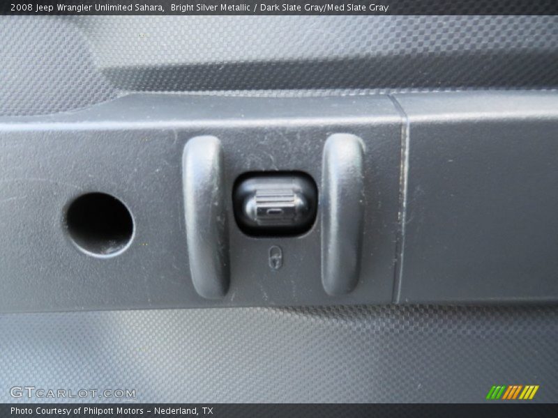 Bright Silver Metallic / Dark Slate Gray/Med Slate Gray 2008 Jeep Wrangler Unlimited Sahara