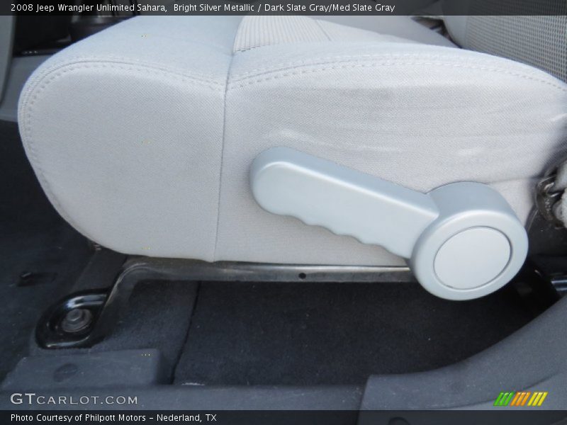 Bright Silver Metallic / Dark Slate Gray/Med Slate Gray 2008 Jeep Wrangler Unlimited Sahara