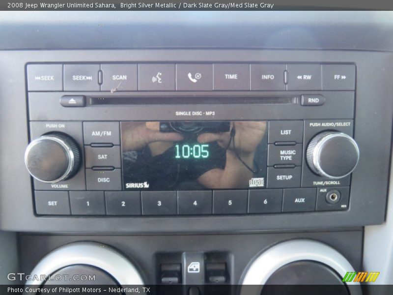 Bright Silver Metallic / Dark Slate Gray/Med Slate Gray 2008 Jeep Wrangler Unlimited Sahara
