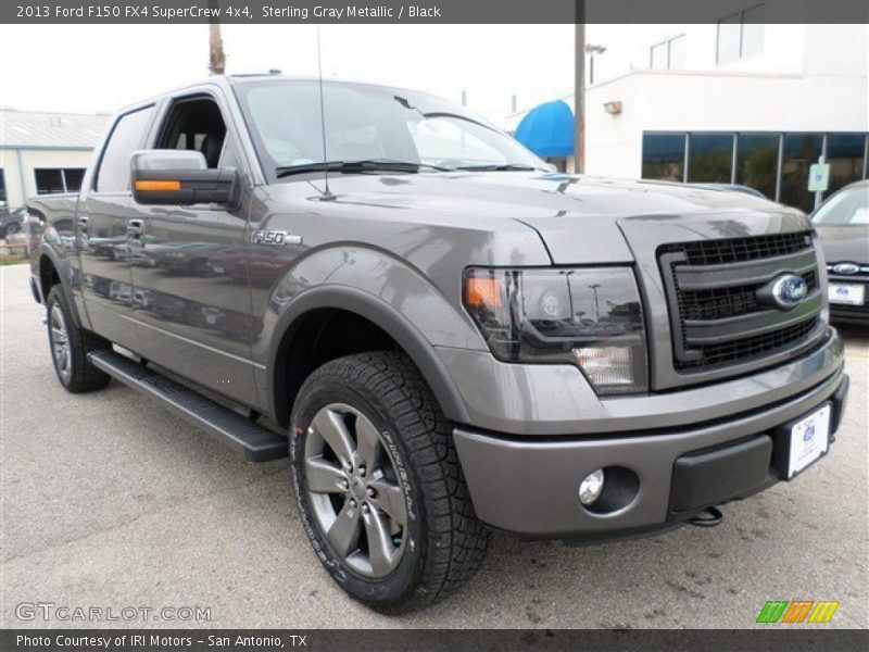 Sterling Gray Metallic / Black 2013 Ford F150 FX4 SuperCrew 4x4
