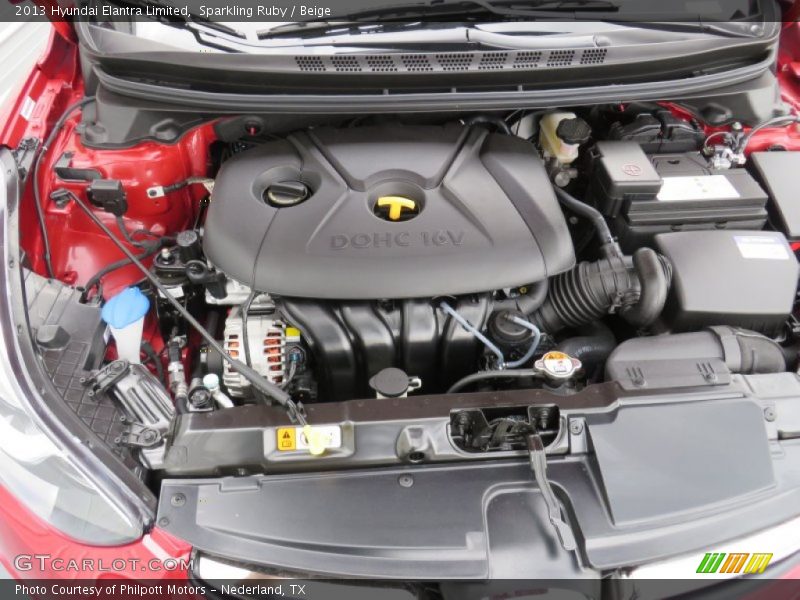 Sparkling Ruby / Beige 2013 Hyundai Elantra Limited
