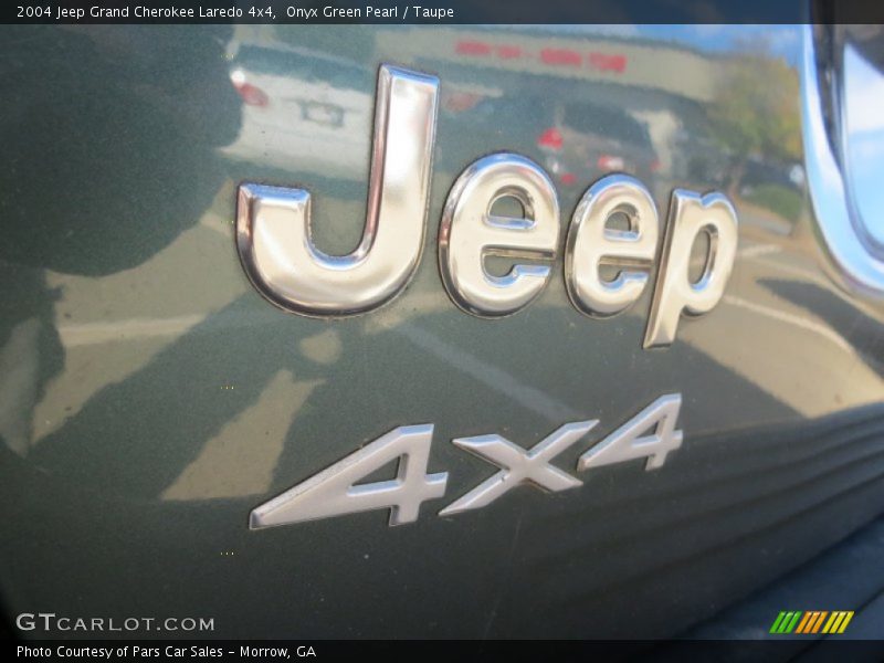 Onyx Green Pearl / Taupe 2004 Jeep Grand Cherokee Laredo 4x4