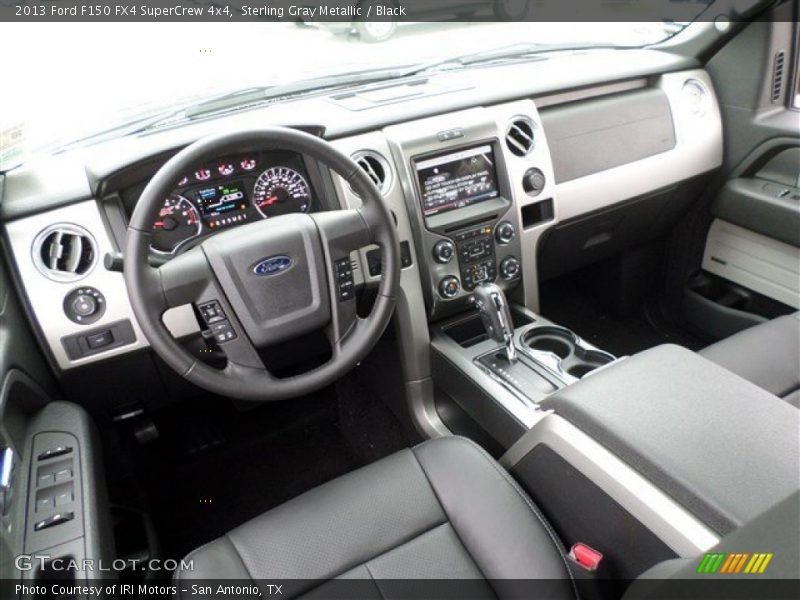 Sterling Gray Metallic / Black 2013 Ford F150 FX4 SuperCrew 4x4